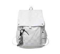FANDARE Zaino Ufficio e Viaggio Impermeabile per Computer 15.6 Pollici Zaino Daypack Multifunzionale Leggero con Scomparto Laptop Modello Unisex Moderno e Minimalista Bianco