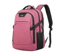 FANDARE Zaino Ufficio Uomo Zaino per pc Donna Zaino PC Zaino Professionale Multifunzione Zaino da scuola Zaino per Laptop con porta di ricarica USB per Affari Zaino Lavoro Viaggio Zaini Rosa