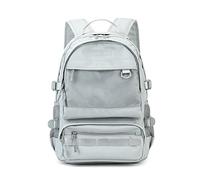 FANDARE Zaino Universale Uomo Donna Zaino per Laptop 15.6 Pollici Impermeabile per Viaggio e Ufficio Design Compartimenti Multipli Cinghia Aggancio Valigia Grigio