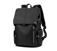 FANDARE Zaino Uomo Zaino per PC Portatile Zaino Scuola con Caricatore USB Zaino per Laptop Zaino Lavoro Zaini Casual per Universita Scuola Viaggio Ufficiocon Cintura riflettente Nero B