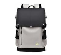 FANDARE Zaino Uomo Zaino per PC Portatile Zaino Scuola con Caricatore USB Zaino per Laptop Zaino Lavoro Zaini Casual per Universita Scuola Viaggio Ufficiocon Cintura riflettente Nero bianco