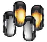 FANDLISS Scaldamani Elettrico Ricaricabile 20000mAh Scaldamani Riutilizzabile Ricaricabile Tramite USB con Riscaldamento su Entrambi i Lati per un Calore Rapido in 2 Secondi per l'inverno/Natale