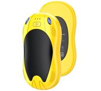 FANDLISS Scaldamani Magnetici Ricaricabili con 10000 mAh, Riscaldamento Bifacciale, 2 Confezioni Scaldamani Tascabili Portatili, con 3 Impostazioni di Calore, Regali per Attività all'Aperto