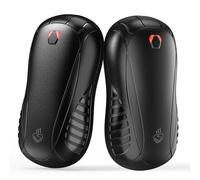 FANDLISS Scaldamani Ricaricabile,2 Pezzi Scaldamani Elettrico Riutilizzabile Portatile 6000mAh USB con 3 Livelli di Calore fino 55°C,Riscaldatore Elettrico Tascabile,per Campeggio, Giocatori di Golf