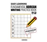 Fandom Media Easy Learning Fundamental Korean Writing Practice Book (Tascabile)