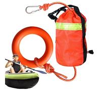 Fane di sicurezza usabili - 16 m Linea di salvataggio galleggiante di emergenza, robusto borsa galleggiante | Equipaggiamento di salvataggio compatto per zattere, canoa, pesca sul mare, pesca sul ghia