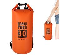 fanelod Borsa impermeabile da spiaggia, borsa da spiaggia impermeabile 500D, borsa a sacco portatile a secco, borsa galleggiante con parte superiore arrotolabile, borsa da spiaggia per kayak, nuoto e