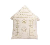 fanelod Christmas Throw Pillows, Plush Pillow for Christmas, 15.7x17.7Inches House Shaped Throw Pillow Soft Christmas Pillows, Plush Holiday Cushion Cute Stuffed Christmas Decor for Sofa