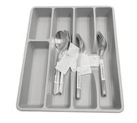 fanelod Organizzatore per cassetti per posate - Portaposate per cassetto della cucina | Vassoio divisorio per cassetti utensili da cucina | Vassoio portautensili dal design unico per cassetti