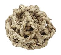fanelod Palline da Gioco per Conigli, Palla da per Piccoli Animali da 2,36 Pollici, Giocattoli per attività di rotolamento del Coniglio, Palla di Paglia Naturale per Conigli, criceti, cavie, maiali