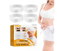 fanelod Perdita di peso s Magnetico, Morbido Silicone Gomma Magnetica Punta con Bianco Trasparente, Dimagrante Massaggio Del Piede s Tenere Fitness Bruciare Grasso Corpo Dita s per Body Shaper