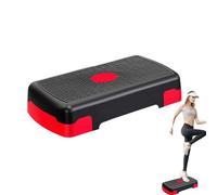 fanelod Stepper aerobico regolabile in altezza, stepper aerobico per allenamento regolabile, Stepper per allenamento aerobica, Stepper per esercizi aerobici con 3 alzate per palestra di casa,