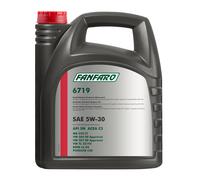 5W30 Olio Motore 5 Litro Originale FANFARO 5W 30 VW 504 00/507 00