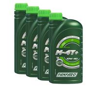 FANFARO M-4T+ Olio Motore 10W-40 API SL 4x1L per Suzuki Sachs Yamaha Triumph