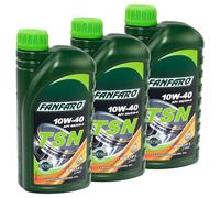 FANFARO Olio Motore Tsn 10W-40 Api Sn / CH-4 3x 1 Litro per VW MB