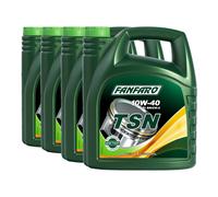 FANFARO Tsn 10W-40 Olio, Acea A3/B4 , Api Sn / CH-4, Jaso MA2, 4x5 Litro