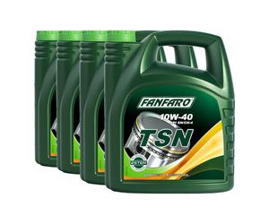 FANFARO Tsn 10W-40 Olio, Acea A3/B4 , Api Sn / CH-4, Jaso MA2, 4x5 Litro