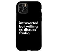 Fanfiction Fan Fiction Divertente Carino Scrittore Storia Fandom Amore Custodia per iPhone 11 Pro