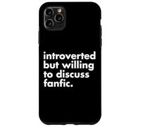 Fanfiction Fan Fiction Divertente Carino Scrittore Storia Fandom Amore Custodia per iPhone 11 Pro Max