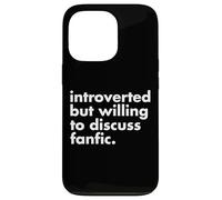 Fanfiction Fan Fiction Divertente Carino Scrittore Storia Fandom Amore Custodia per iPhone 13 Pro