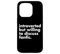 Fanfiction Fan Fiction Divertente Carino Scrittore Storia Fandom Amore Custodia per iPhone 15 Pro