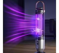 FanFuGuo® Lampada Antizanzare Mosche Elettrica Ricaricabile,Zanzariera ElettricaTrappola Zanzare,Luce UV e luce notturna 2-in-1 con Sensore Crepuscolar,Trappola per Moscerini,Zanzare,Mosche