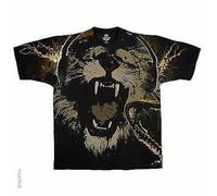Fang Leopardata Leone Dj Wild Gatto Cuffie Re Di Giungla Ruggito Maglietta M-2Xl