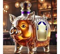 Fangfhai Bottiglia Whiskey A Forma Di Animale,Caraffa Whisky Animali | Bottiglia Vuota Per Liquori Originale, Statua Da Tavolo Creativa Come Oggetto Decorativo Per La Casa