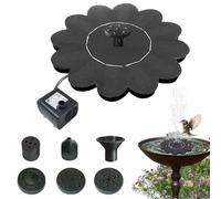 Fangfhai Fontana solare per uccelli | Fontana per uccelli ad energia solare - Fontana silenziosa per esterni per il paesaggio per il bagno degli uccelli sul cortile del portico del cortile della