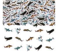 Fangleland 200 coriandoli da tavola a forma di squalo, decorazioni a tema animali dell'oceano, decorazioni da tavolo per dessert, baby Shark Bday Baby Shower Party Supplies