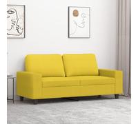 Fangmaliuyun Divano 2 posti giallo chiaro 174 x 77 x 80 cm in tessuto resistente con struttura in metallo moderno Mini Loveseat divano per soggiorno camera dei ragazzi corridoio e camera da letto