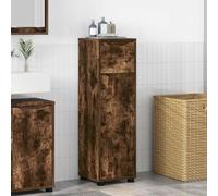 Fangmaliuyun Mobile da bagno in legno regolabile in altezza 30,5 × 30 × 101 cm armadietto per medicinali porta cassetto per piccoli bagni