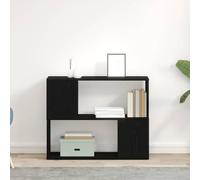 Fangmaliuyun Mobile da parete per TV, in rovere nero, 80 x 24 x 63 cm, design moderno, salvaspazio, per soggiorno, gaming e ufficio