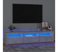 Fangmaliuyun Mobile per TV, grigio cemento, 180 x 35 x 40 cm, in legno RGB, con LED