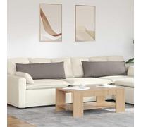 Fangmaliuyun Set di 2 cuscini per divano, tortora, 120 x 40 cm, design moderno in tessuto liscio con rivestimento rimovibile e imbottitura in poliestere, per soggiorno, camera da letto, casa, ufficio