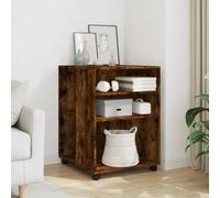 Fangmaliuyun Tavolino con ruote di incenso, 55 x 60 x 78 cm, in legno come spazio di archiviazione, adatto all'ufficio e pronto per soggiorno, corridoio e bedroom