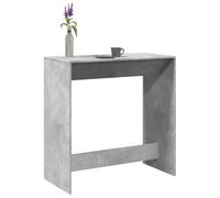 Fangmaliuyun Tavolo da barba, grigio cemento, in legno dal design moderno, robusto e durevole, 102 x 50 x 103 cm, 5 cm, per cucina, sala da pranzo, balcone, attività all'aperto, goditi momenti