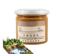 Fango Sabbia Base - 200ml | Base In Miniatura Micro-paesaggio Fatta A Mano | Sabbia Di Struttura Della Terra | Modellistica Del Terreno Per Miniature, Wargame, Diorami, Modelli In , Progetti Di A