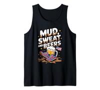 Fango Sudore E Birre Corsa A Ostacoli Mud Run Umorismo sulla Canotta