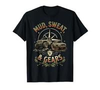 Fango, Sudore e Ingranaggi Robusto Fuoristrada Adventure 4x4 Truck Maglietta