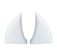 Fangs Di Carroween - Arredamento Dei Denti Vampiri 3D | Ornamento Automobilistico Del Diavolo Horns | Set Di Decorazioni Per Paraurti Impermeabili | Kit Di Styling Di Veicoli Spettrali Con Effetto