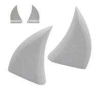 Fangs per auto - Denti da vampiro per auto | Auto da vampiri Fangs | Halloween Car Decor | Decorazione della griglia anteriore | Zanne esterne colpite gotiche resistenti alle intemperie per garage per