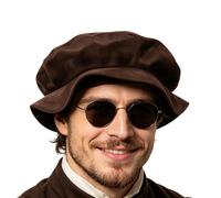 Fangssiy Cappello Medievale,Costume da Cosplay Morbido e Retrò | Berretto Di Stile Tudor Medievale - Per Uomo, Donna, Cosplay, Ballo In Maschera, Festa Di Halloween Ed I Giorni Di Festività