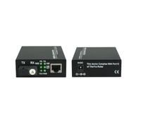 Fangxuee 1 Coppia di Convertitori Multimediali da Fibra Ottica A RJ45 SFP + 10G RJ45 A SFP + 10/100/1000M/2.5G/10G Convertitore Ethernet Trasceiver Core Gigait Trasceiver EU Plug