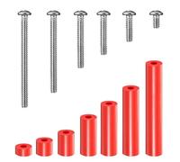 Fangxuee 195pcs Kit di Estensione di Uscita Elettrica 105pcs Distanziatori di Uscita e 90 Pezzi 6-32 Filo Piatto per Casa e Industriale