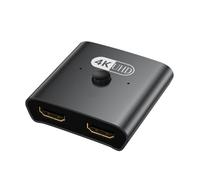 Fangxuee 2 in 1 in Uscita -Compatibile Bidirezionale 2.1 4K@ 120Hz Switcher Manuale Splitter