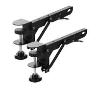 Fangxuee 2 Staffe Pieghevoli per Tastiera per Computer, Supporto per Prolunga da Scrivania, Braccio per Tastiera, Supporto da Tavolo Pieghevole per Monitor di Laptop