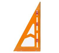 Fangxuee 2In1 Trave Quadrata, Posizionamento del Triangolo Righello Trave Quadrata Strumento Triangolo Regolabile Goniometro per La Lavorazione del Legno,B