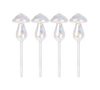 Fangxuee 4-Pack Palline Auto-Irriganti, Annaffiatoi In Vetro, Design A Forma di, Vetro Soffiato A Mano, Adatti per Piante da Interno e da Esterno