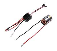 Fangxuee 540 Motore Brushed ESC Impermeabile 320A Controllo della velocità Combinato Set per 1/10 RC Auto Crawler per Axial SCX10 12T